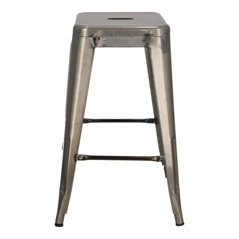 METALOWY HOKER ARTPRO LOFT, INDUSTRIALNY STOŁEK BAROWY, DO KUCHNI, 66 CM