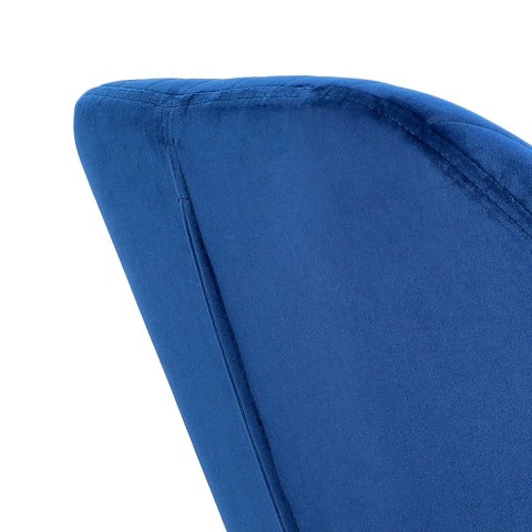GRANATOWE KRZESŁO GLAMOUR Z PODŁOKIETNIKAMI, DO SALONU, ELEGANCKIE