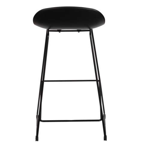 INDUSTRIALNY CZARNY HOKER LOFT, PŁOZY, METALOWY, 75 CM, DO KUCHNI, DO WYSPY