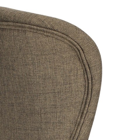 KRZESŁO DĘBOWE BRETANIA, BAWEŁNA, SZARE, SALON, DO KUCHNI, DO JADALNI