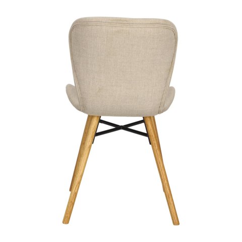 Krzesło BRETANIA, BEŻOWE, ELEGANCKIE, VINTAGE