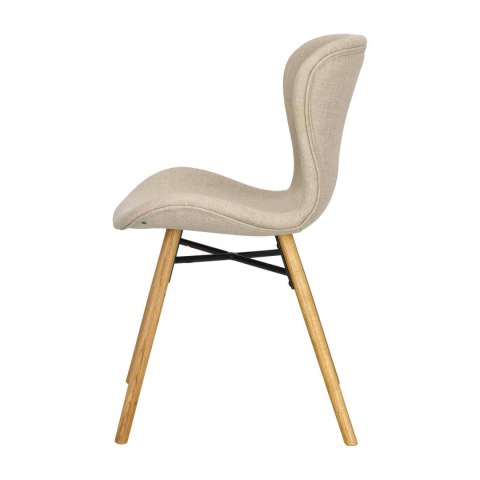 Krzesło BRETANIA, BEŻOWE, ELEGANCKIE, VINTAGE