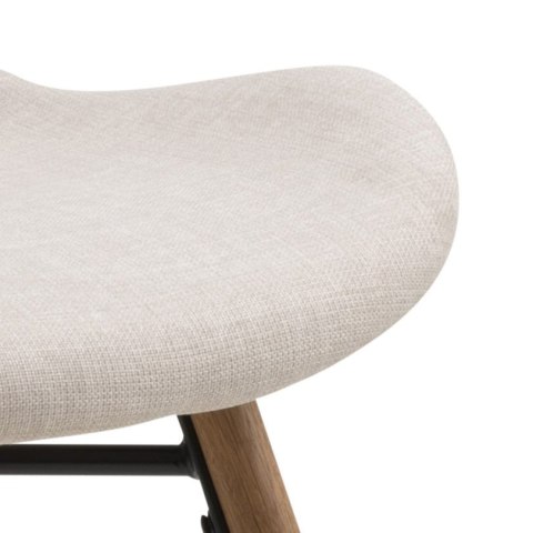 Krzesło BRETANIA, BEŻOWE, ELEGANCKIE, VINTAGE