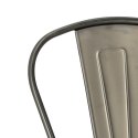 METALOWE KRZESŁO ARTPRO LOFT, INDUSTRIALNE, DO KUCHNI, DO JADALNI