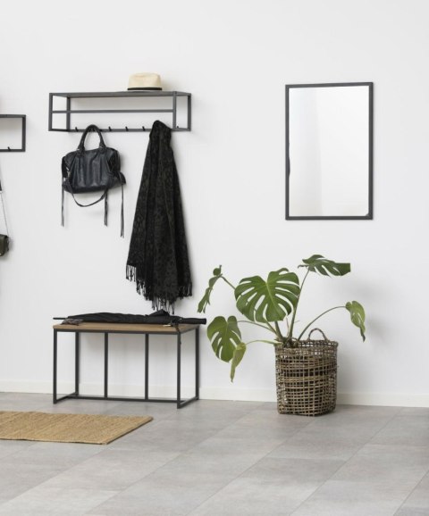 PÓŁKA WISZĄCA ŚCIENNA MINIMALIA, WIESZAK, DĄB, LOFT, DO SALONU, REGAŁ, MAT