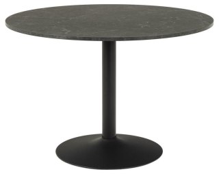 Stół Ibiza 110cm czarny marmur okrągły ( Rozmiar: uniwersalny )