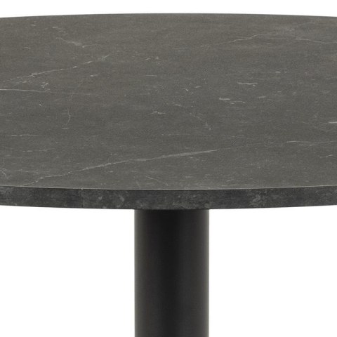 Stół Ibiza 110cm czarny marmur okrągły ( Rozmiar: uniwersalny )