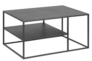 Stolik Newton czarny z półką 90x60 cm ( Rozmiar: uniwersalny )