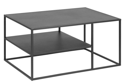 Stolik Newton czarny z półką 90x60 cm ( Rozmiar: uniwersalny )