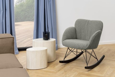 Fotel bujany Kelsey szary ( Rozmiar: uniwersalny )
