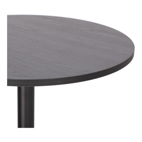 STÓŁ BAROWY MODUS, CZARNY, OKRĄGŁY 60 CM, WYSOKI 104 CM, METALOWY, LOFT