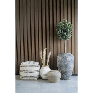 Capelo szary wazon ceramiczny dekoracyjny średni nowoczesny do salonu Intesi 69 cm ( Rozmiar: uniwersalny )