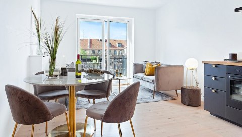 Krzesło tapicerowane Geneve szare welurowe ze złotymi nogami do jadalni i salonu Intesi ( Rozmiar: uniwersalny )