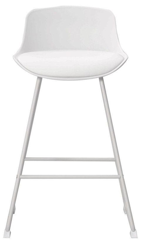 Stołek barowy Tina low White PU ( Rozmiar: uniwersalny )