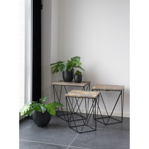 Sztuczna Monstera 45cm Intesi nowoczesna sztuczna roślina doniczkowa do salonu i sypialni ( Rozmiar: uniwersalny )