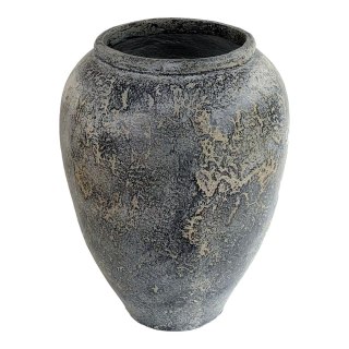 Wazon Capelo duży szary ceramiczny dekoracyjny wysoki wazon do salonu Intesi ( Rozmiar: uniwersalny )