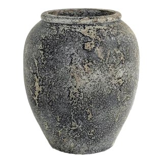 Wazon ceramiczny Capelo szary nowoczesny dekoracyjny do salonu i jadalni Intesi 49 cm ( Rozmiar: uniwersalny )