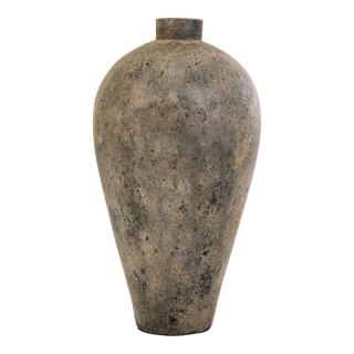 Wazon ceramiczny Corvo szary duży z terakoty nowoczesny dekoracyjny do salonu 80 cm ( Rozmiar: uniwersalny )