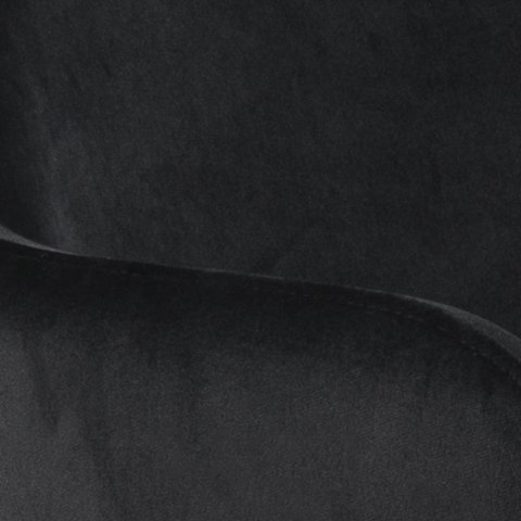 ZESTAW 2 X CZARNE KRZESŁO GLAMOUR DO JADALNI Z PODŁOKIETNIKAMI TAPICEROWANE