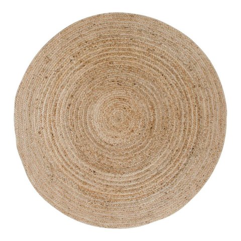 Dywan okrągły jutowy Bombay 180 cm naturalny boho do salonu i sypialni Intesi ( Rozmiar: uniwersalny )