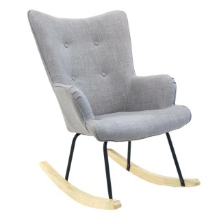 Fotel bujany Helsinki szary ( Rozmiar: uniwersalny )