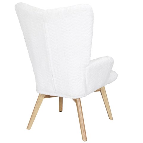 Fotel uszak Helsinki biały patchwork ( Rozmiar: uniwersalny )