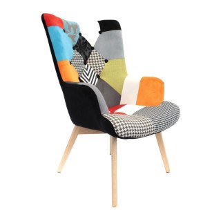 Fotel uszak Helsinki multikolor patchwork ( Rozmiar: uniwersalny )