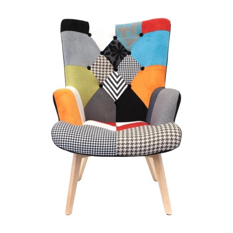 Fotel uszak Helsinki multikolor patchwork ( Rozmiar: uniwersalny )