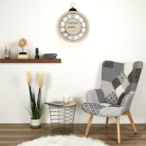 Fotel uszak Helsinki szary patchwork ( Rozmiar: uniwersalny )