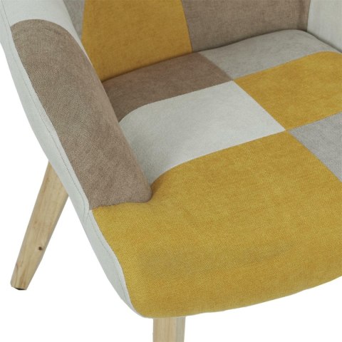 Fotel uszak Helsinki żółty patchwork ( Rozmiar: uniwersalny )