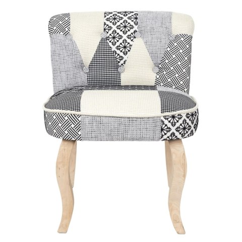 Krzesło Eleonora szara patchwork ( Rozmiar: uniwersalny )