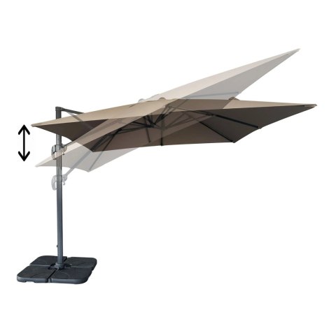 Parasol ogrodowy Baza piaskowy House Nordic aluminiowy składany 295 cm ( Rozmiar: uniwersalny )