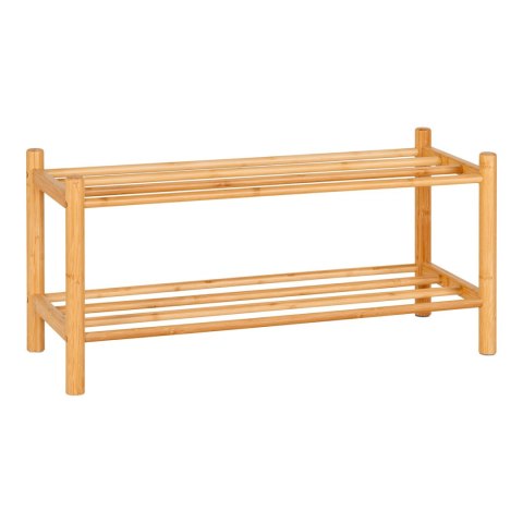 Półka na buty Manaus Intesi bambusowa naturalna do przedpokoju minimalistyczna 70 cm ( Rozmiar: uniwersalny )
