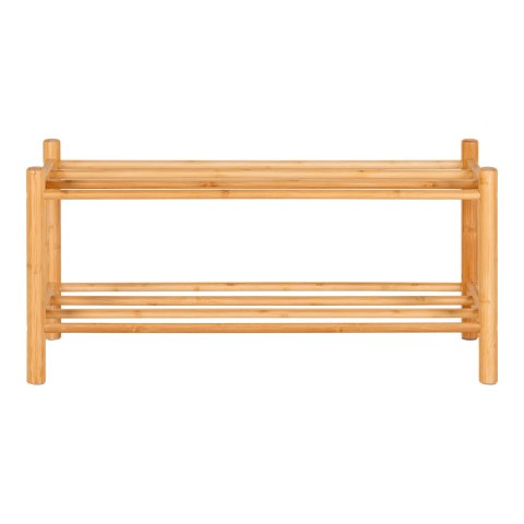 Półka na buty Manaus Intesi bambusowa naturalna do przedpokoju minimalistyczna 70 cm ( Rozmiar: uniwersalny )