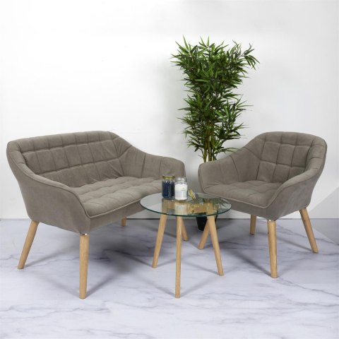 Sofa 2-sobowa Magnus taupe ( Rozmiar: uniwersalny )