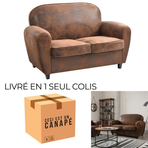 Sofa Klubowa Vintage brown ( Rozmiar: uniwersalny )