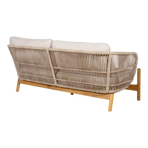 Sofa ogrodowa Terracina dwuosobowa drewniana akacja z poduszkami ( Rozmiar: uniwersalny )