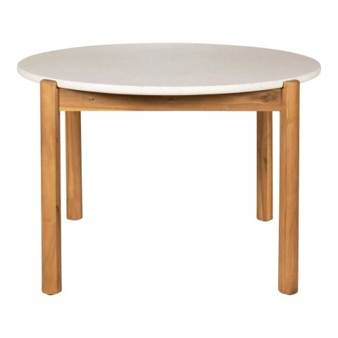 Stół ogrodowy okrągły Terracina 120 cm terrazzo akacja House Nordic ( Rozmiar: uniwersalny )
