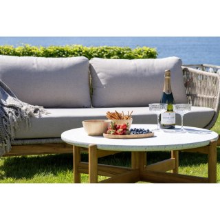 Stolik kawowy Terracina House Nordic okrągły terrazzo 84,5 cm salon ( Rozmiar: uniwersalny )