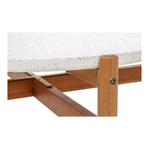 Stolik kawowy Terracina House Nordic okrągły terrazzo 84,5 cm salon ( Rozmiar: uniwersalny )