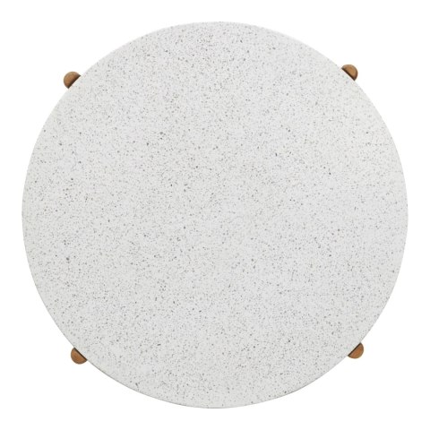 Stolik kawowy Terracina House Nordic okrągły terrazzo 84,5 cm salon ( Rozmiar: uniwersalny )