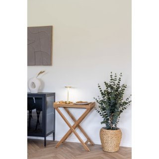 Stolik kawowy ogrodowy Ronda drewniany tekowy składany prostokątny 60x40cm do ogrodu Intesi ( Rozmiar: uniwersalny )