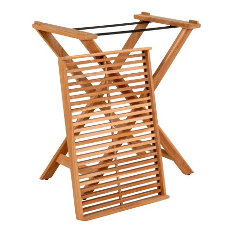 Stolik kawowy ogrodowy Ronda drewniany tekowy składany prostokątny 60x40cm do ogrodu Intesi ( Rozmiar: uniwersalny )