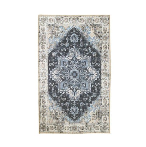 Dywan Havana 160x230 klasyczny niebieski do salonu vintage House Nordic ( Rozmiar: uniwersalny )