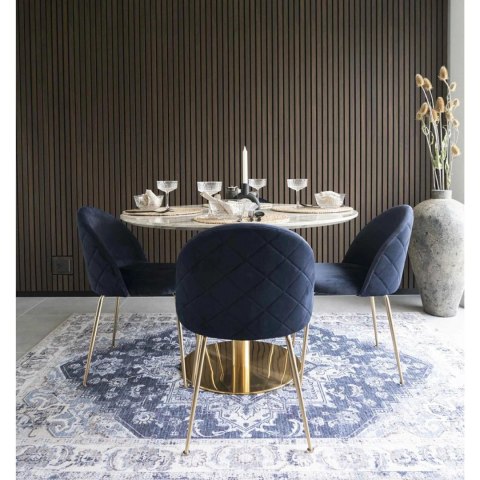 Dywan Havana 160x230 klasyczny niebieski do salonu vintage House Nordic ( Rozmiar: uniwersalny )
