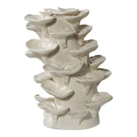 Figurka dekoracyjna ceramiczna Opieńki beżowa House Nordic do salonu lub na komodę 24 cm ( Rozmiar: uniwersalny )