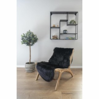 Futerko sztuczne czarne House Nordic 60x180 cm poduszka na krzesło do salonu ( Rozmiar: uniwersalny )