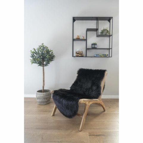 Futerko sztuczne czarne House Nordic 60x180 cm poduszka na krzesło do salonu ( Rozmiar: uniwersalny )