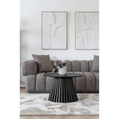 House Nordic Osaka okrągły stolik kawowy 70 cm czarny do salonu ( Rozmiar: uniwersalny )