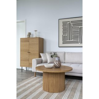 Okrągły stolik kawowy Boavista 80cm drewniany skandynawski naturalny do salonu Intesi ( Rozmiar: uniwersalny )